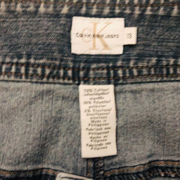 Vintage Calvin Klein Denim Skirt - 13 - Picture 9 of 11